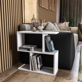 Hanah Home Mesa auxiliar Life - Blanco
